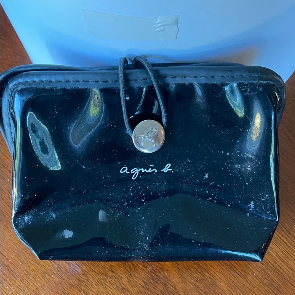 Vintage Agnes B. cosmetic bag